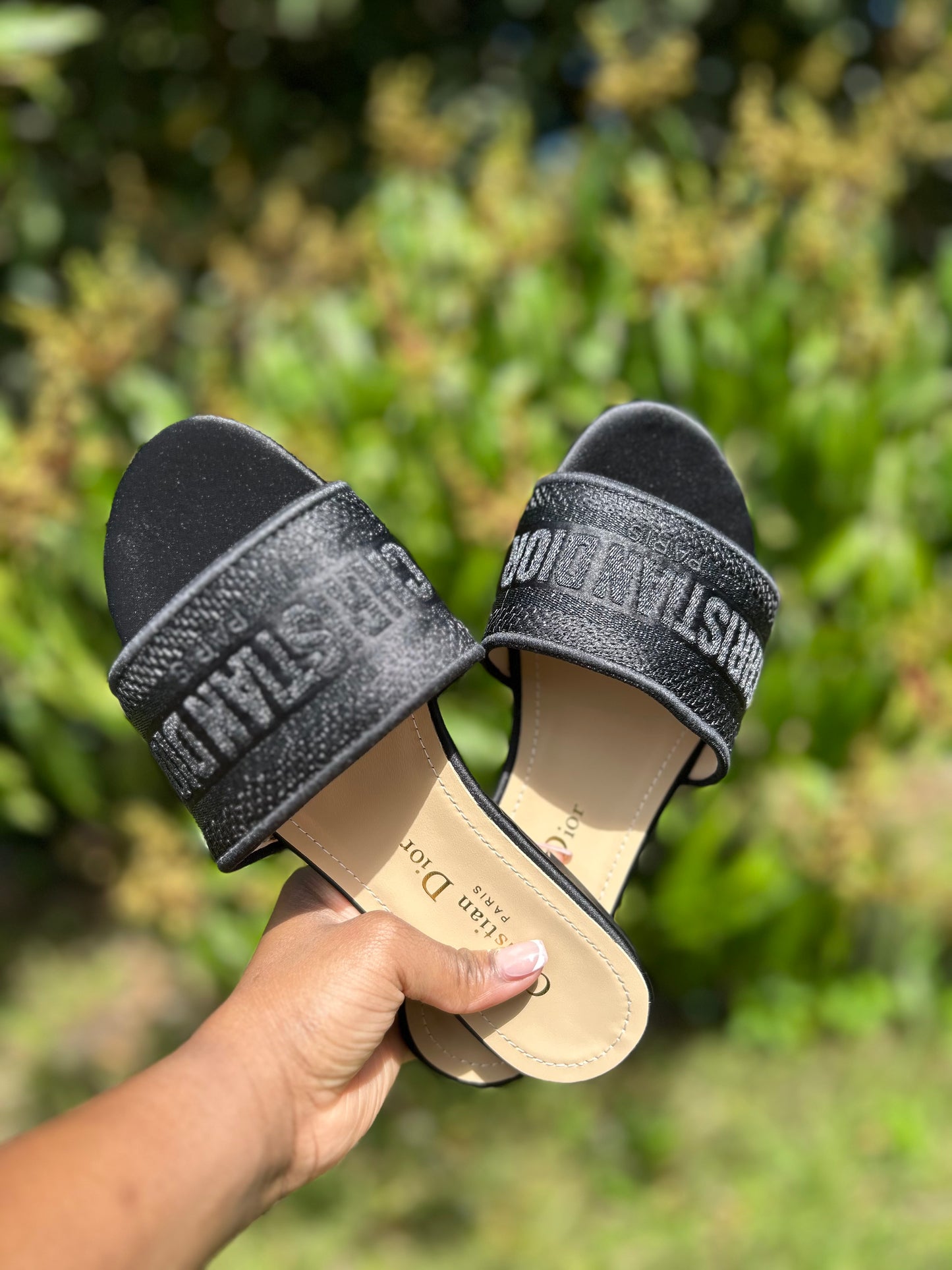 Dior Black Sandals
