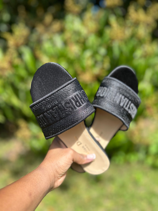 Dior Black Sandals